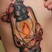 Tattoos - Lantern and moths - 70055