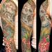 Tattoos - Waterfall/ flowers - 70095