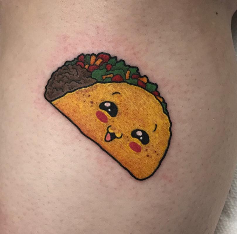Sometimes basic does it  Taco tattoos Tattoos Picture tattoos