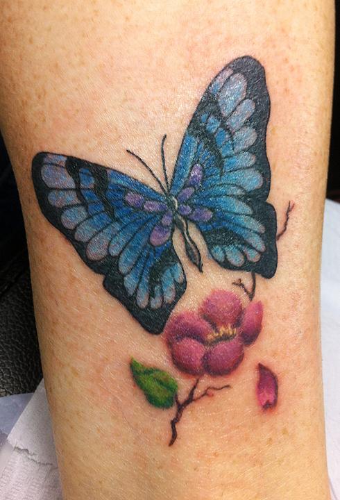Purple Butterfly Tattoos by jesswood on DeviantArt