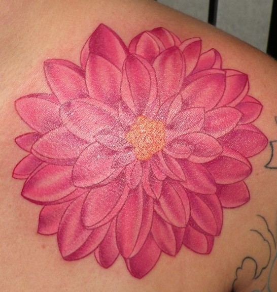 dahlia flower tattoo, dahlia flower tattoo small, outline dahlia flower  tattoo, minimalist dahlia tattoo - MasterBundles