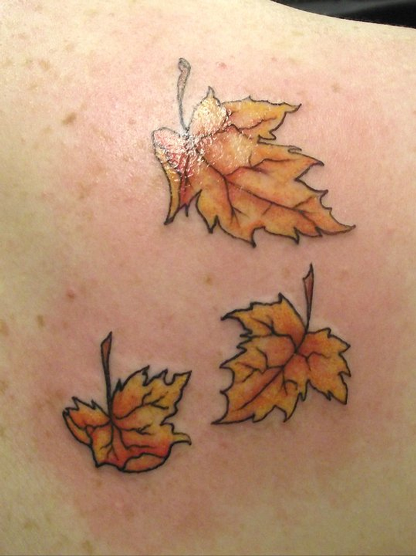 Falling Leaves By Julie Tattoonow