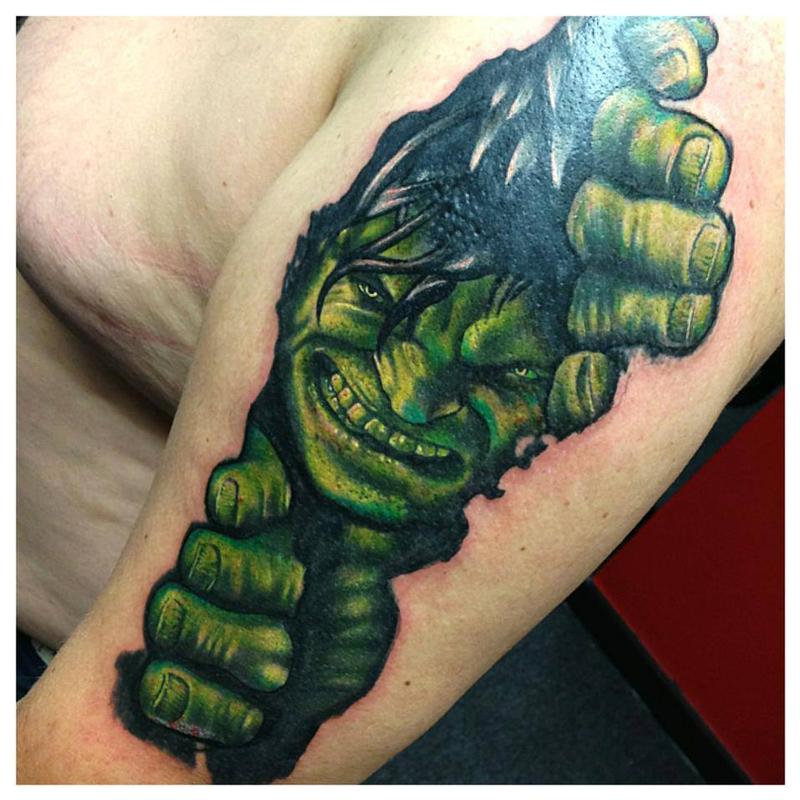 Hulk Tattoo Designs  Free Images at Clkercom  vector clip art online  royalty free  public domain