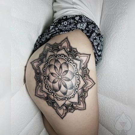 Top 54 images about mandala bum cheek tattoo latest  inkdamrieduvn