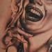 Tattoos - marilyn monroe  realistic portrait in black and grey - 91617