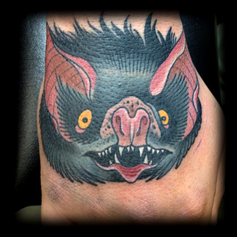 bat tattoo on handTikTok Search