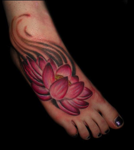 35 Cute Lotus Tattoos On Ankle - Tattoo Designs – TattoosBag.com