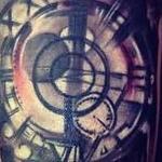 Tattoos - Abstract Compass/Clock - 108933