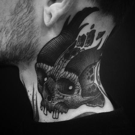 25 best neck tattoos for men: Cool and modern neck tattoo designs -  YEN.COM.GH