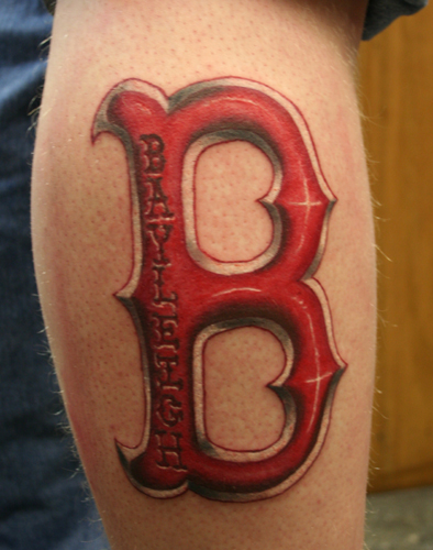 black boston red sox tattoo