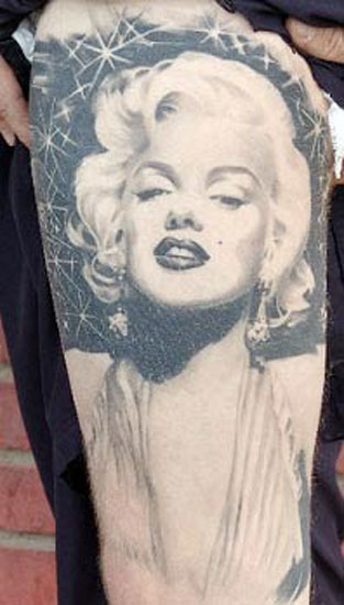 Marilyn Monroe Portrait Tattoo By Robert Pho Tattoonow 5666