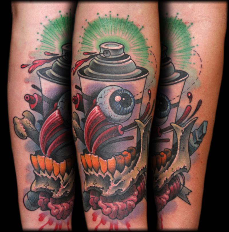 Spray Can by Jeff Ensminger TattooNOW