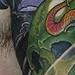 Tattoos - skull snake and lotus - 34188