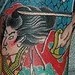 Tattoos - back view of samurai and whale japanese sleeve tattoo - 47843