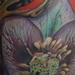 Tattoos - custom color work in progress flower roots  - 89788