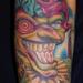 Tattoos - Evil Clown Tattoo - 61760