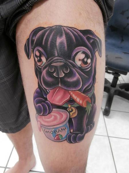 Lucky Pug Tattoos - Submitted by @nala_jade_ art inspired by @157ofgemma .  www.luckypug.com . To get your pug tattoo featured tag #luckypugtattoos |  Facebook