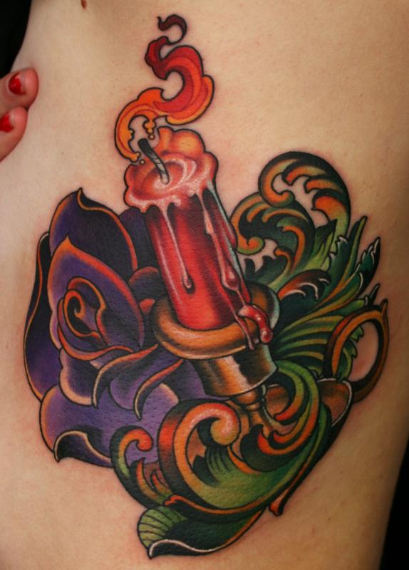 Tattoo candle  Candle tattoo Small forearm tattoos Whimsical tattoos