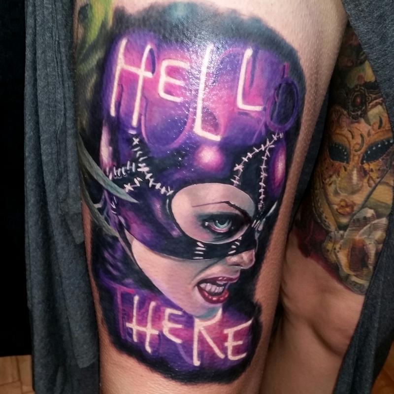 Another Tattoo for Stef  Catwoman  YouTube