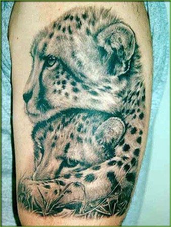 Cheetah tattoo made by me @mikestatuering : r/tattoo