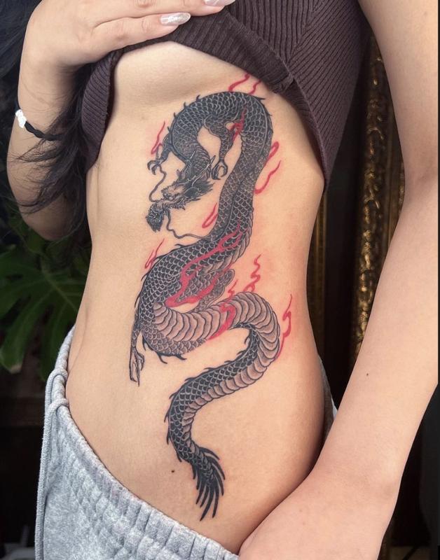 Traditional Japanese Dragon by Suhwan Park  TattooNOW