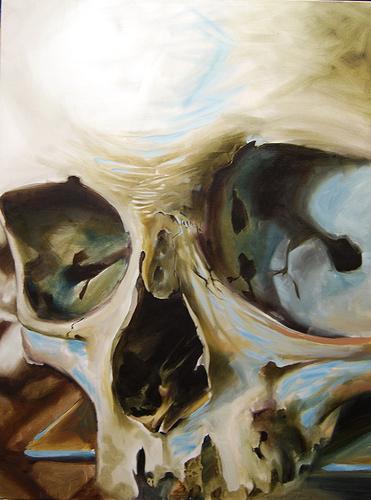 Art Galleries - Skull Oil Painting - 60341