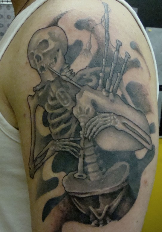 bone collector tattoo by xclusiveink on DeviantArt