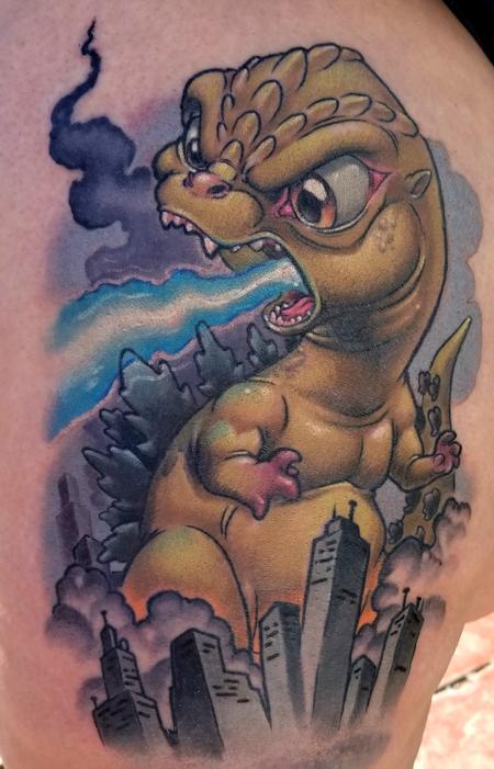 tattoos/ - Godzilla Tattoo - Tara Style - 144662