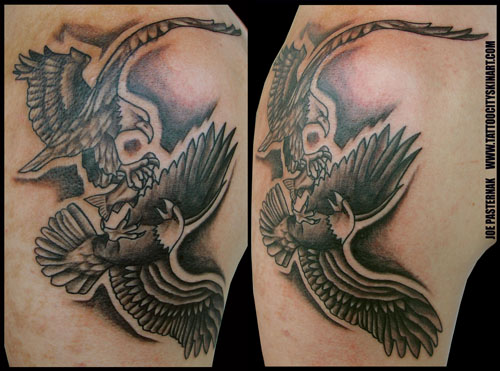 50 Amazing Eagle Back Tattoo Designs for Men [2024 Guide]