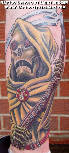 Don T Fear The Reaper By Larry Brogan Tattoonow