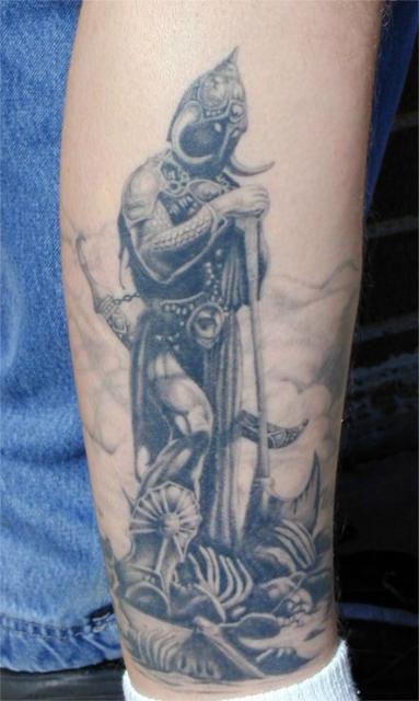 Outlaw Biker Skulls Gothic Tattoo Death Dealer Demon Chains Spade T-shirt  WS117 | eBay