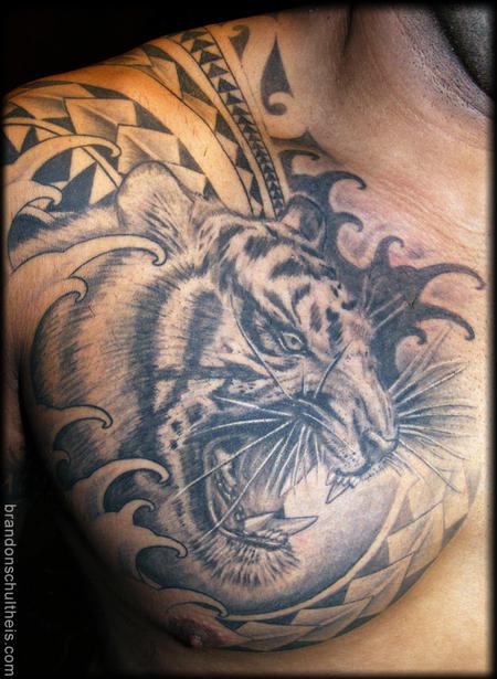 Dragon/Tiger by Tony Adamson : Tattoos