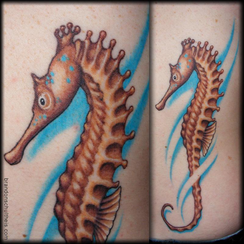 50 Seahorse Tattoos with Meanings  Body Art Guru