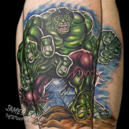 Hulk tattoo by Victor Zetall | Post 21018