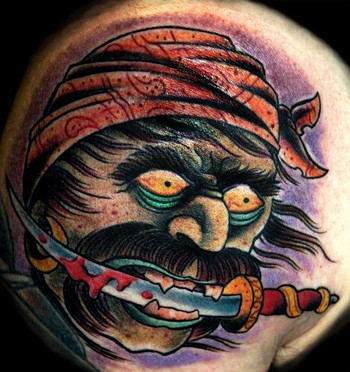 tattoos/ - Pirate Tattoo - 36943