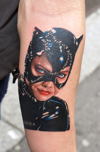 Batman and Catwoman Tattoo Flash  Jared Gaines Art