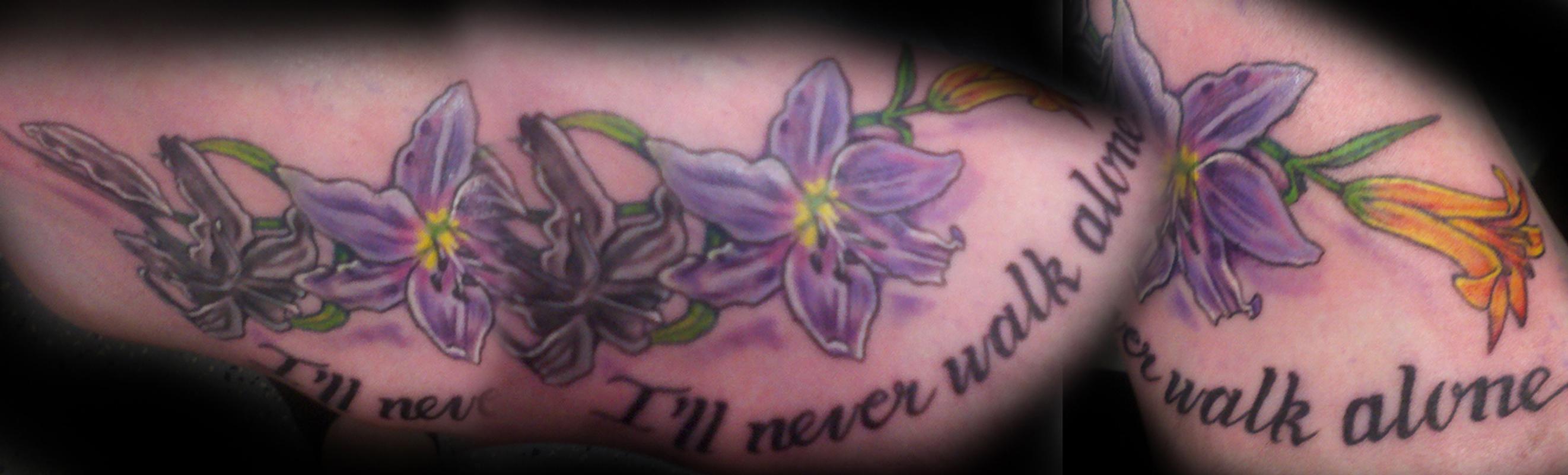 I Ll Never Walk Alone By Amy Nicholls Tattoonow