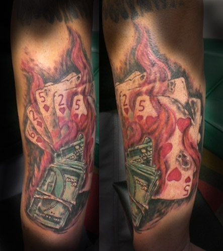 30+ Money Tattoo Design Ideas To Send The Right Message | Half sleeve  tattoos for guys, Hand tattoos for guys, Tattoo ideas males
