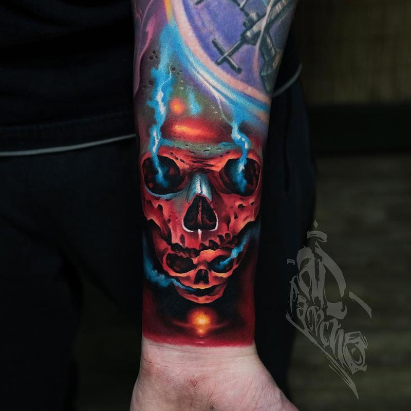 Inked on Twitter Fear the red skull Tattoo by Oozy  httpstcoNeAZIORWGd  Twitter