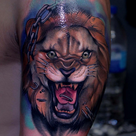 HD Wallpapers: 3D Lion Tattoos | Lion tattoo design, Lion tattoo, Mens lion  tattoo