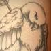 Tattoos - Black and Grey Dead Bird Tattoo - 63961