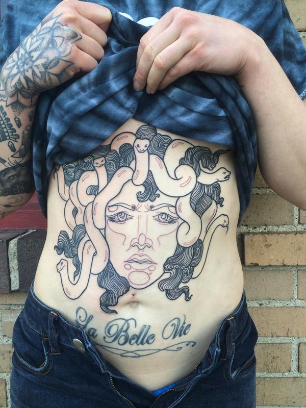 Stanley White on Instagram Petrified Medusa tattoos tattooed art  inklife chinesetattoo tat ink inked medusatattoo  medusa bodyart  tatts tats