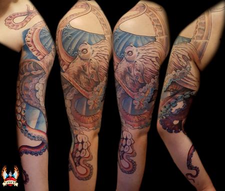 tattoos/ - Large Octopus - 109065