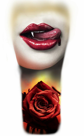 Bloody rose by Marek Pawlik: TattooNOW