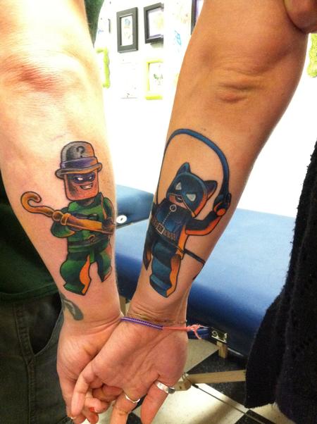 Lego batman n robin tattoos by Jinxiejinx by jinxiejinx13 on DeviantArt