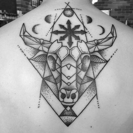 80 Unique Taurus Tattoos to Compliment Your Body and Personality - Tattoo  Me Now | Taurus tattoos, Geometric tattoo taurus, Taurus bull tattoos