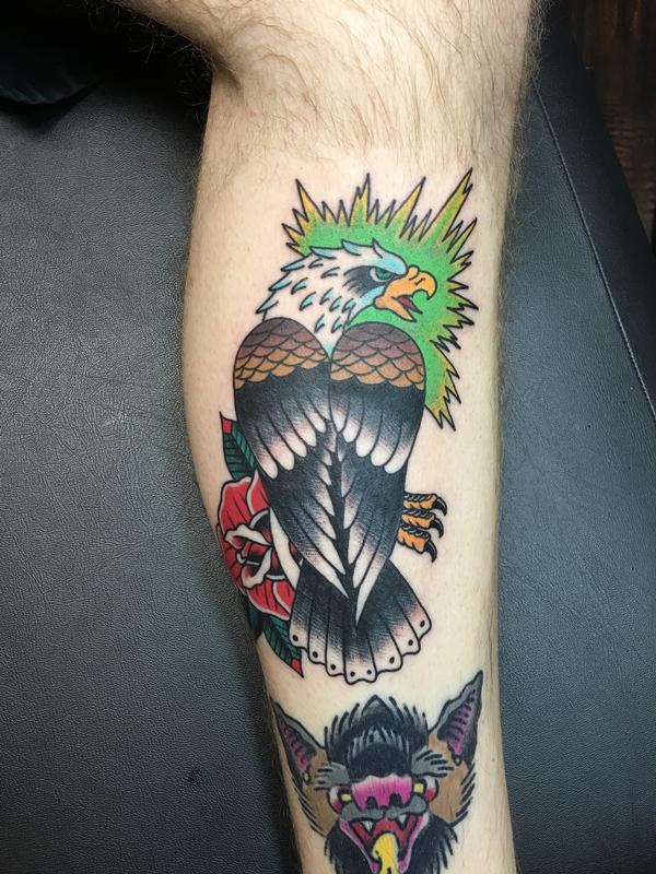 Iron rite tattoo on Twitter By James killeen eagle rose traditional  forthood httpstcoeg9sF2Eydj  Twitter