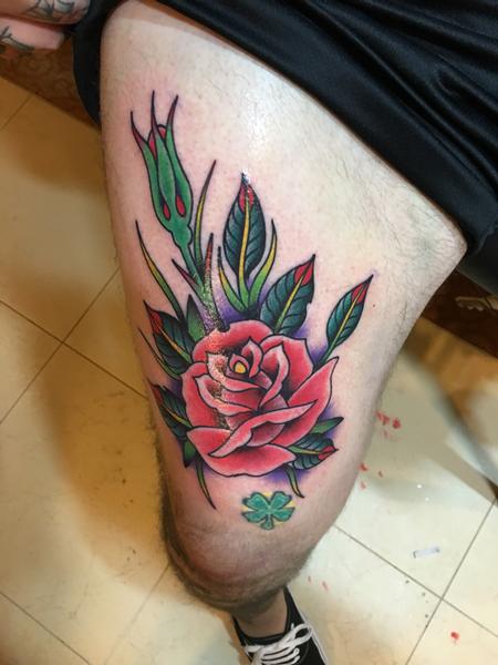 Floral tattoo - Visions Tattoo and Piercing