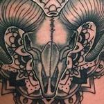 Tattoos - Goat skull& madala tattoo - 111684