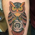 Tattoos - Owl & pocket watch - 113552